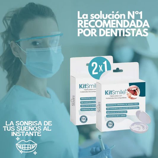 KitSmileNow® - OLVIDA LAS COSTOSAS PRÓTESIS DENTALES Y VUELVE A SONREIR SIN MIEDO NI VERGÜENZA